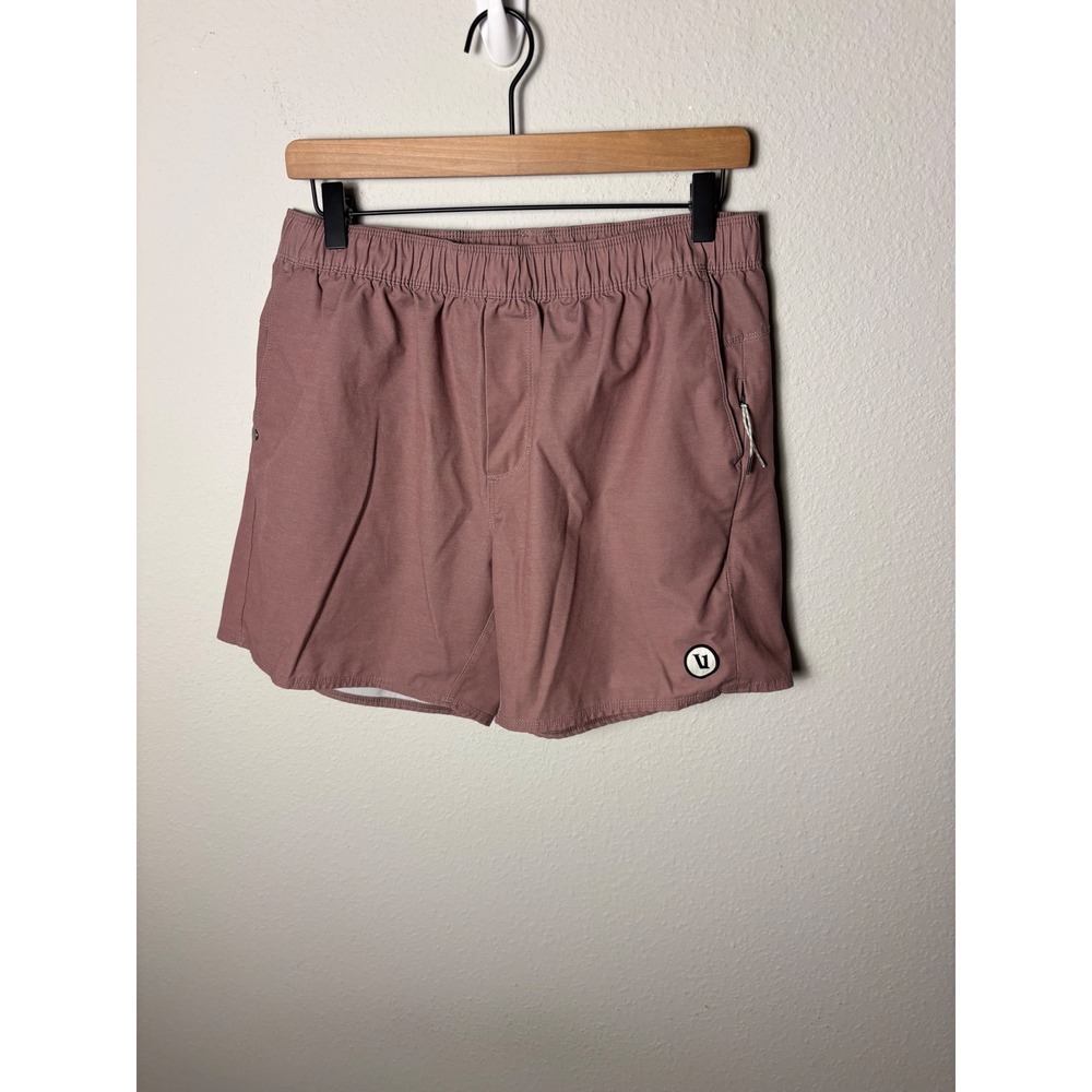 Vuori Cape Short Unlined 6 Inch Inseam Mauve Rose Mens Large V369